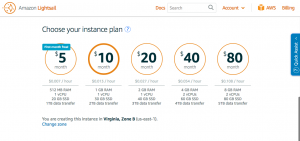 AWS Lightsail - Create Instance