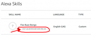 Alexa - copy Skill ID